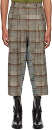 Vivienne Westwood Beige & Brown Macca Trousers