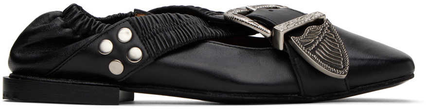 フラットシューズ Aj1374 Ballerinas - Toga Pulla - Leather - Black Toga Aj1374 Ballerinas - Pulla - Leather - Black | ShopSimon