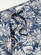 Onia - Charles Mid-Length Floral-Print Swim Shorts - Blue