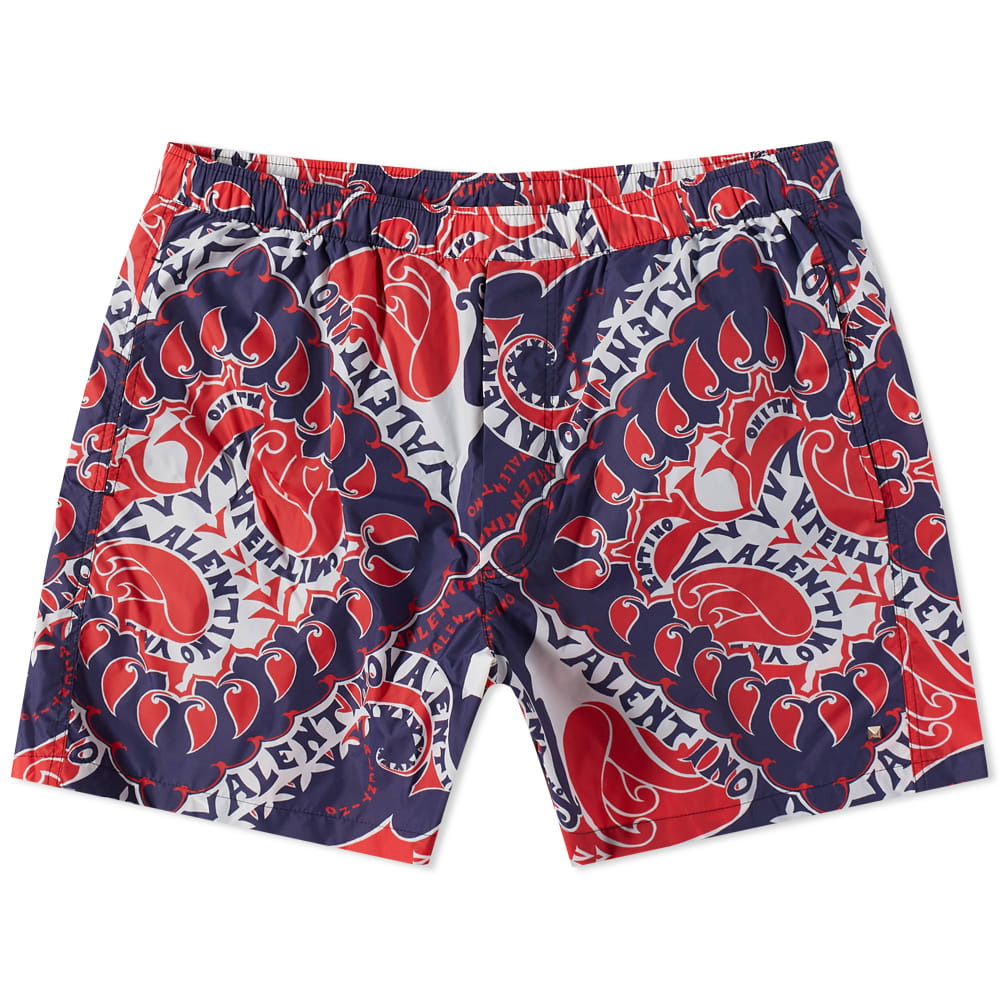 Valentino Bandana Swim Short