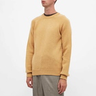 A.P.C. Men's Pablo Lambswool Crew Knit in Camel