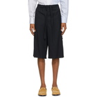 Loewe Black Wool Tailored Shorts