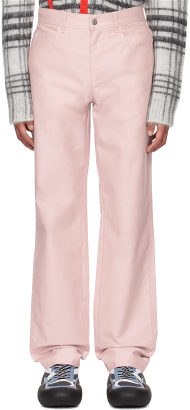 Photo: JW Anderson Pink Five-Pocket Trousers