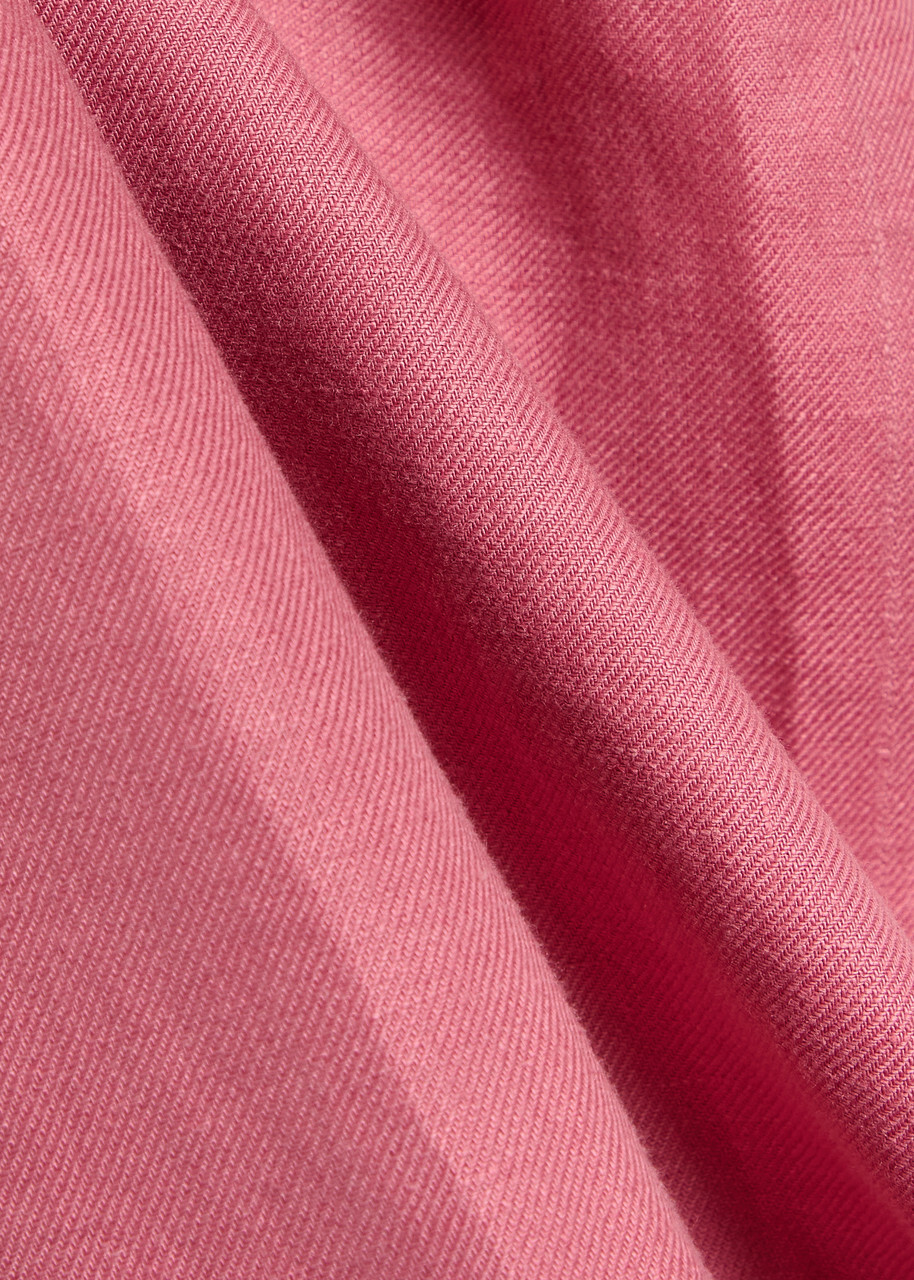 Giuliva Heritage Lyra Linen Maxi Wrap Dress Pink