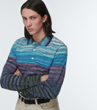 Missoni - Striped cotton piqué polo sweater