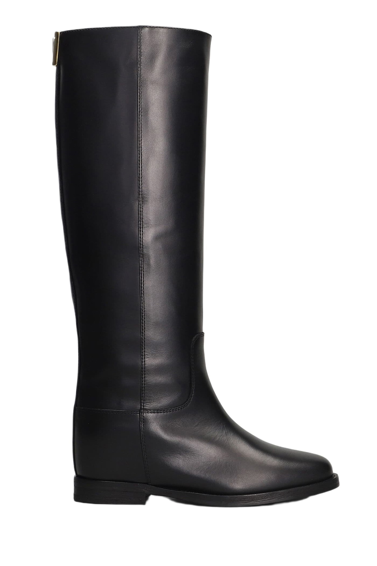 Via Roma 15 In Black Leather