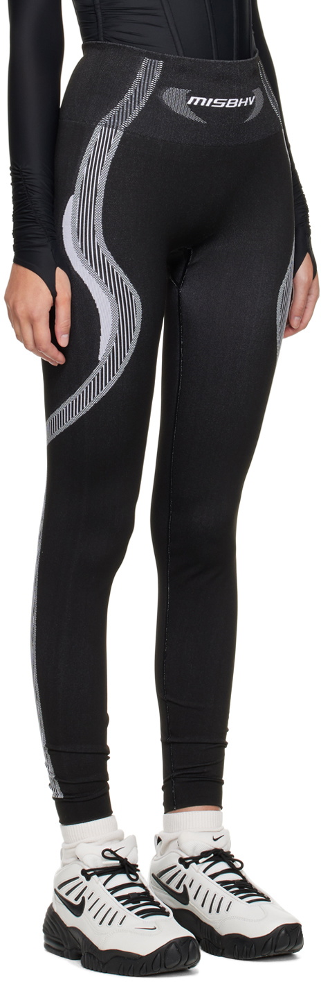 MISBHV Black & White Active Classic Sport Leggings MISBHV