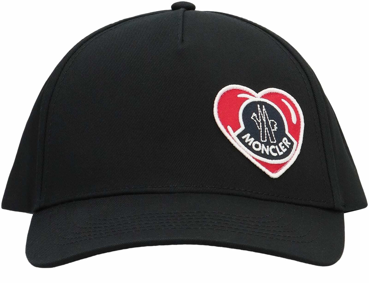 【MONCLER】CAPPELLO DA BASEBALL CON LOGO★キャップ Moncler - Logo baseball cap black - The Corner