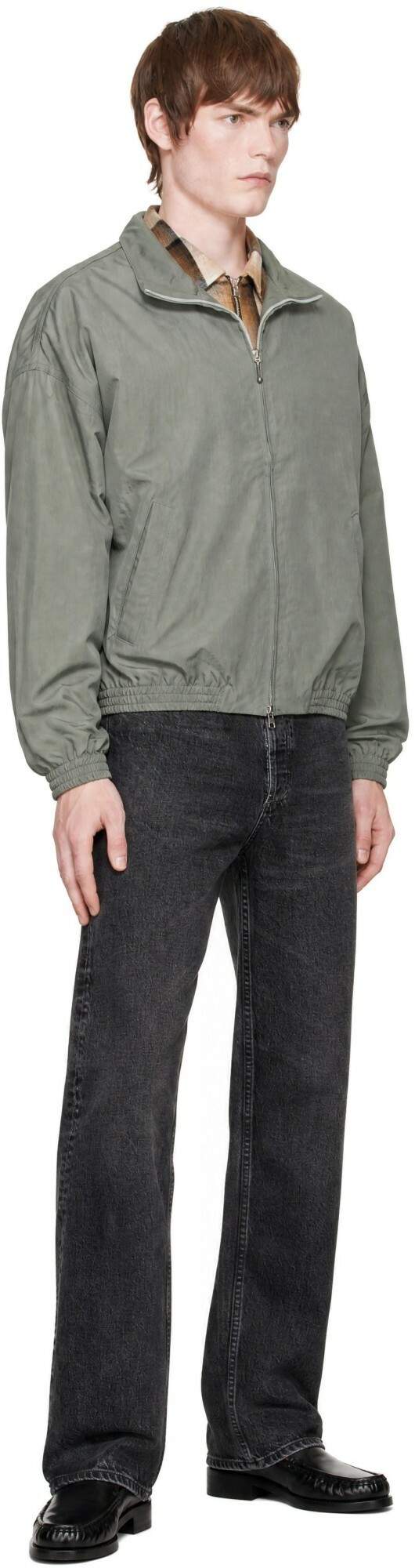 AGOLDE Green Marshall Windbreaker Jacket