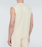 Amiri Embroidered cashmere vest