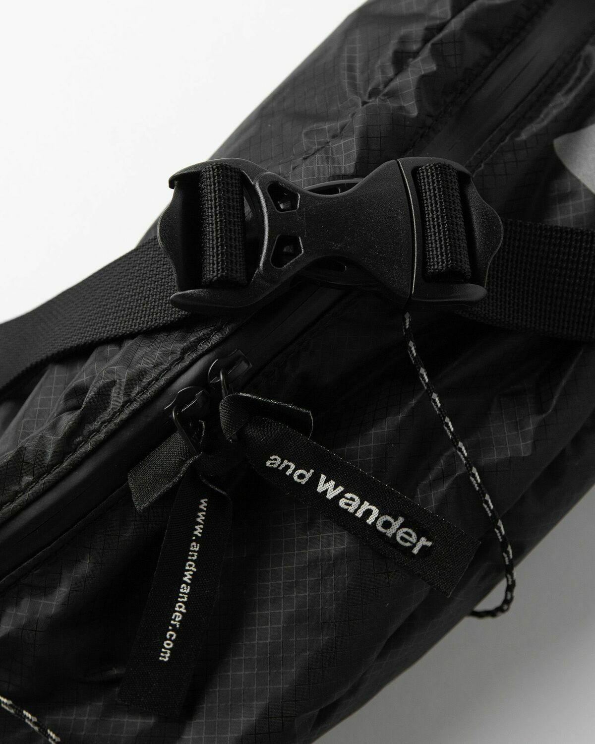 And Wander Sil Waist Bag Grey Messenger & Crossbody Bags