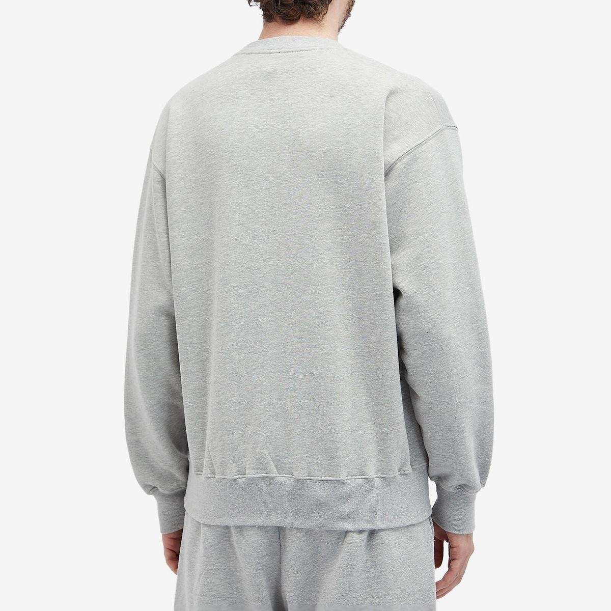 No Problemo Men's Mini Problemo Crew Sweatshirt in Grey Marl