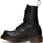 MM6 Maison Margiela Black Dr. Martens Edition 10 Eye Twisted and Reimagined 85 LAS Boots