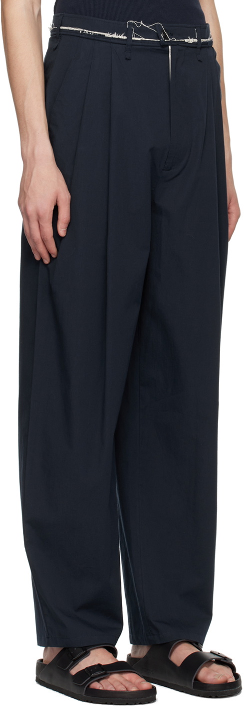 Camiel Fortgens Navy Suit Trousers