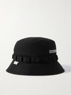 WTAPS - Jungle 02 Logo-Embroidered Cotton-Ripstop Bucket Hat - Black