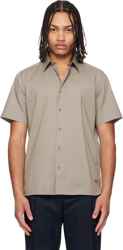 Photo: Hugo Taupe Relaxed-Fit Stretch Cotton Shirt