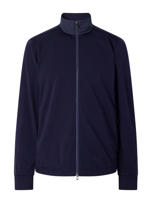 Photo: SEASE - Explorer Wool-Blend Zip-Up Ski Mid-Layer - Blue