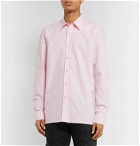 Raf Simons - Slim-Fit Logo-Embroidered Cotton Oxford Shirt - Pink