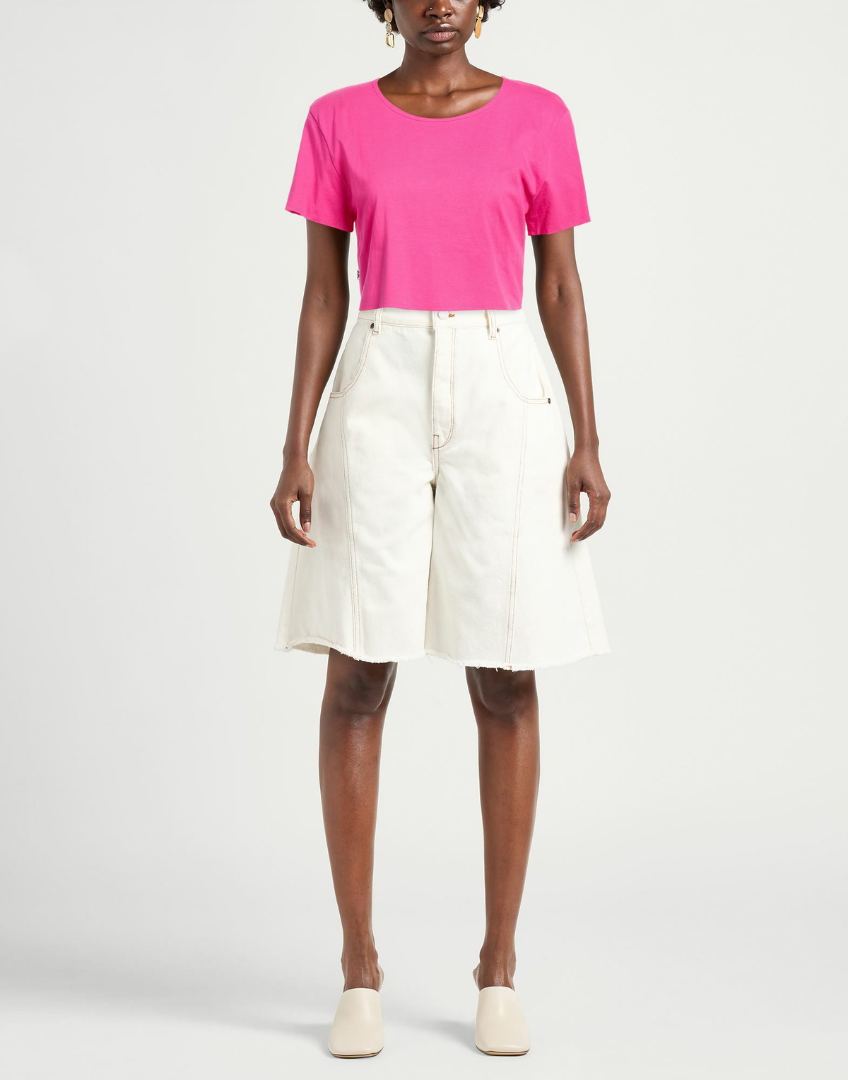 Jijil Womens T-shirt in Fuchsia
