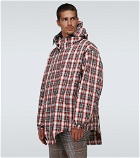 Burberry - Diamond quilted cut-out hem parka