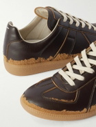 Maison Margiela - Replica Distressed Sneakers - Brown