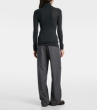 The Frankie Shop Utica Thin wool and silk turtleneck sweater