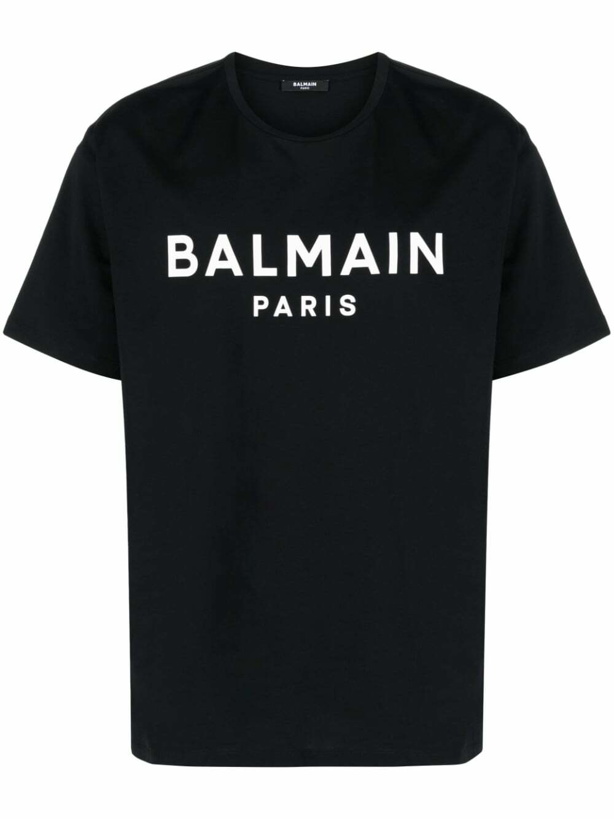 Photo: BALMAIN - Cotton T-shirt With Logo