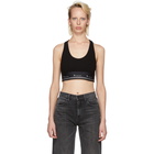 T by Alexander Wang Black Compact Sports Bra