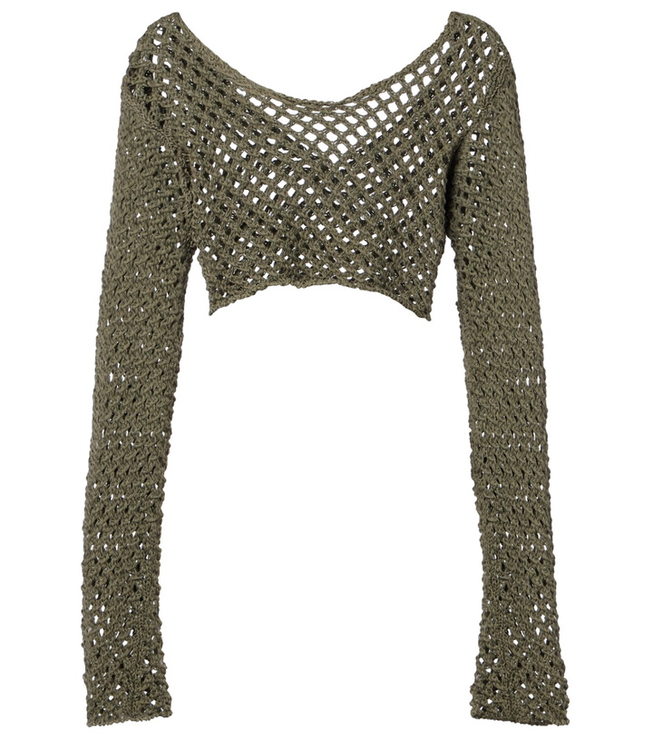 Photo: Bananhot Magen crochet cotton-blend crop top