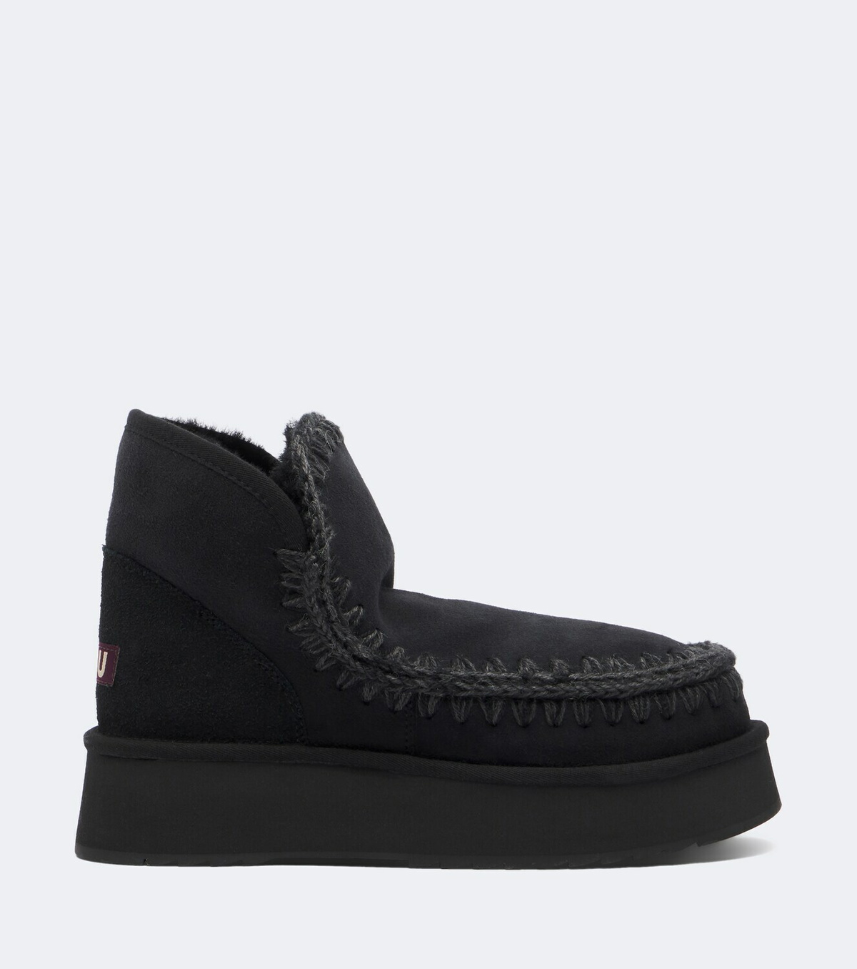 Mou Mini shearling-lined suede ankle boots