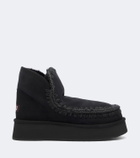 Mou Mini shearling-lined suede ankle boots