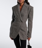 Magda Butrym Double-breasted wool and cashmere-blend blazer