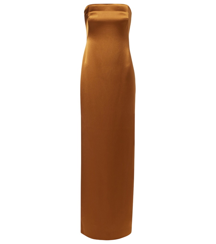 Photo: Galvan Satin bustier gown