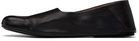 Marsèll Black Passo Soft Smooth Leather Slippers