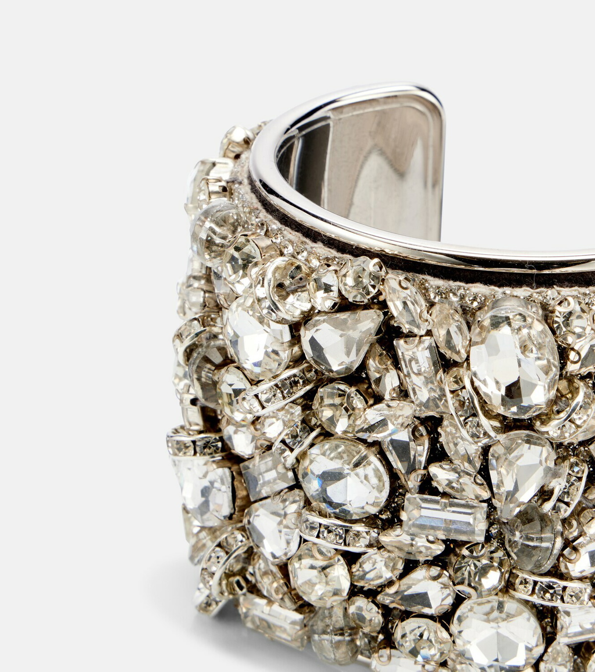 Dries Van Noten Crystal-embellished cuff bracelet