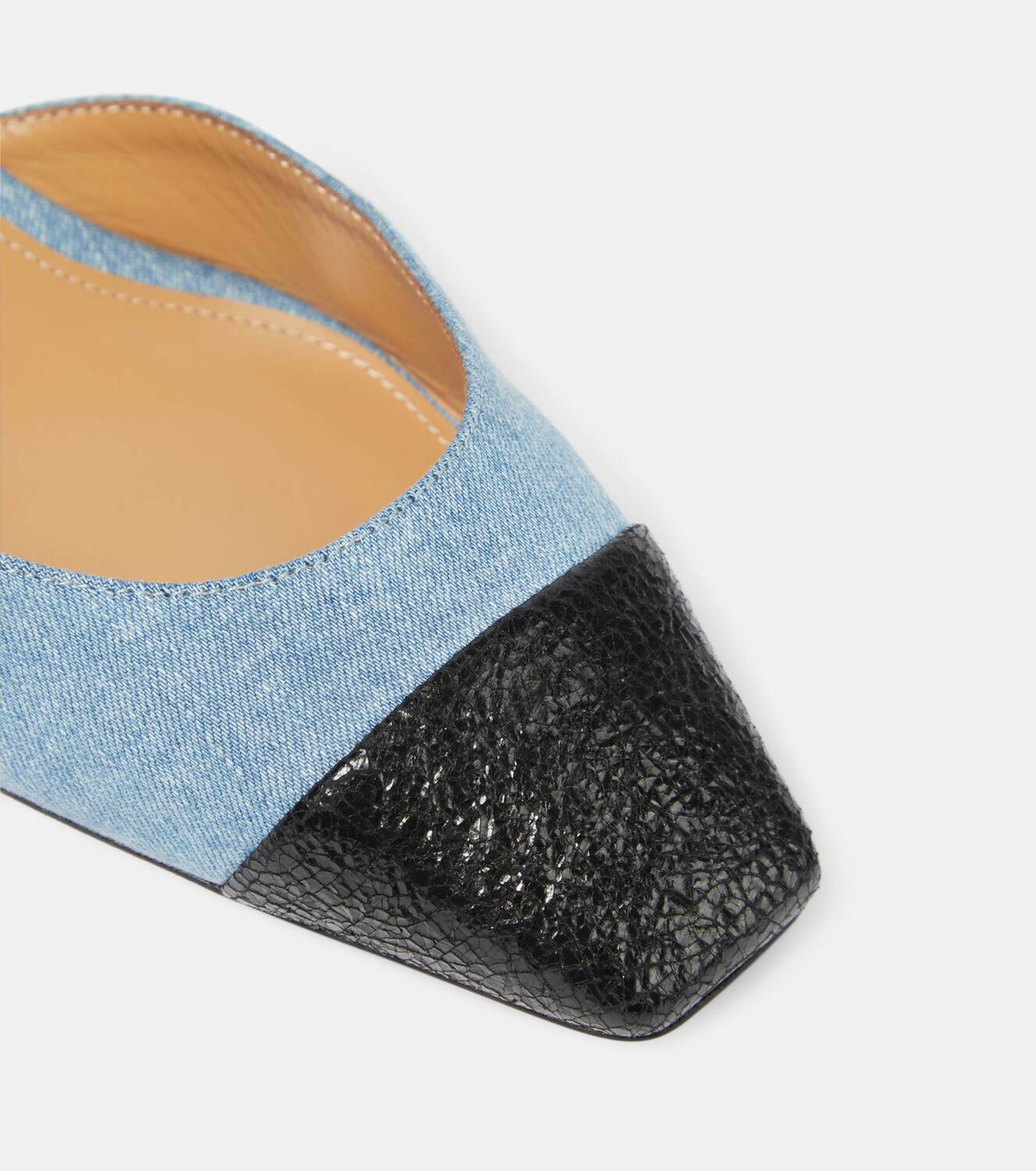 シューズ・サンダルその他 Aquazzura French Flirt 35 denim effect Aquazzura French Flirt 35 Denim Effect Sandal – LOZURI®