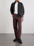 FrizmWORKS - Straight-Leg Cotton-Blend Trousers - Brown