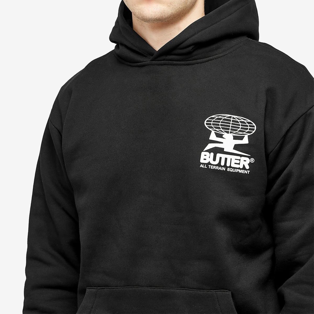 Butter Goods Men's All Terrain Hoody in Black Butter Goods