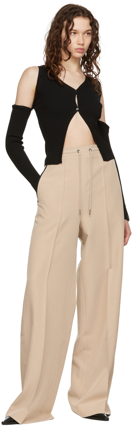 Rokh Beige Tracksuit Lounge Pants