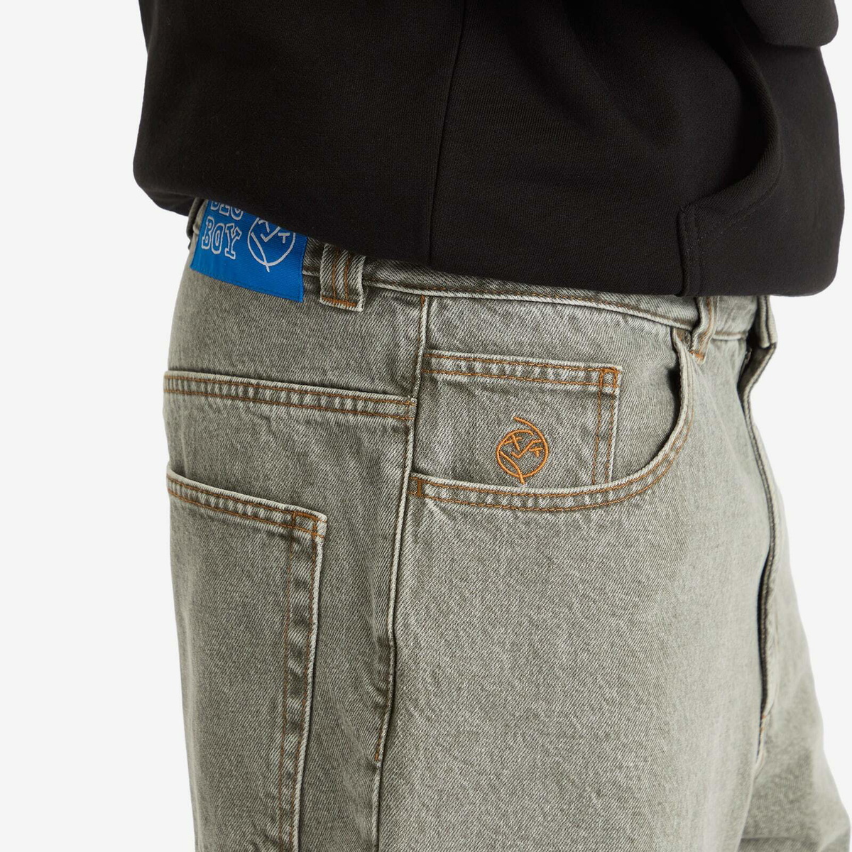 Polar Skate Co. Men's Big Boy Denim Shorts in Eucaplytus