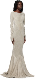 Rick Owens Off-White Glenda Maxi Dress
