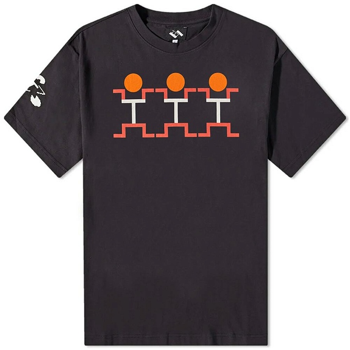 Photo: The Trilogy Tapes Men's Three People T-Shirt in Black