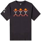 The Trilogy Tapes Men's Three People T-Shirt in Black