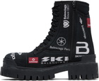 Balenciaga Black Combat Strike L20 'Skiwear' Boots
