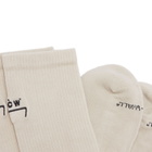 A-COLD-WALL* Men's Core Socks in Beige Bone 