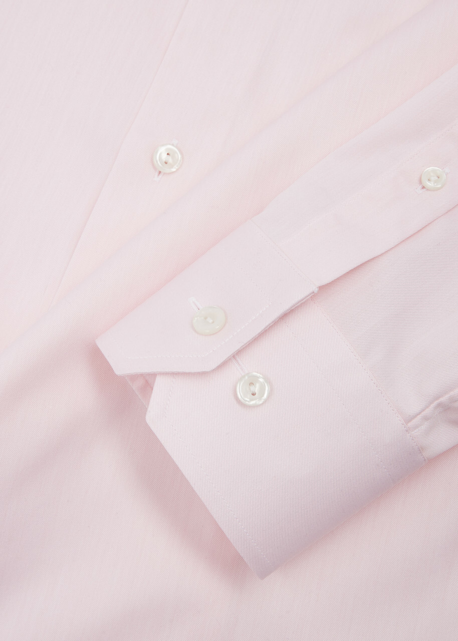 Eton Cotton-twill Shirt Pink