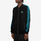 Needles Men's Velour RC Track Jacket in Black