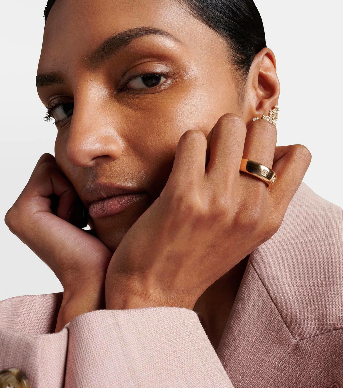 Pomellato Iconica 18kt rose gold ring with diamonds Pomellato Pomellato Iconica 18kt rose gold ring with diamonds Pomellato