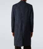 Etro Paisley wool and cashmere jacquard coat