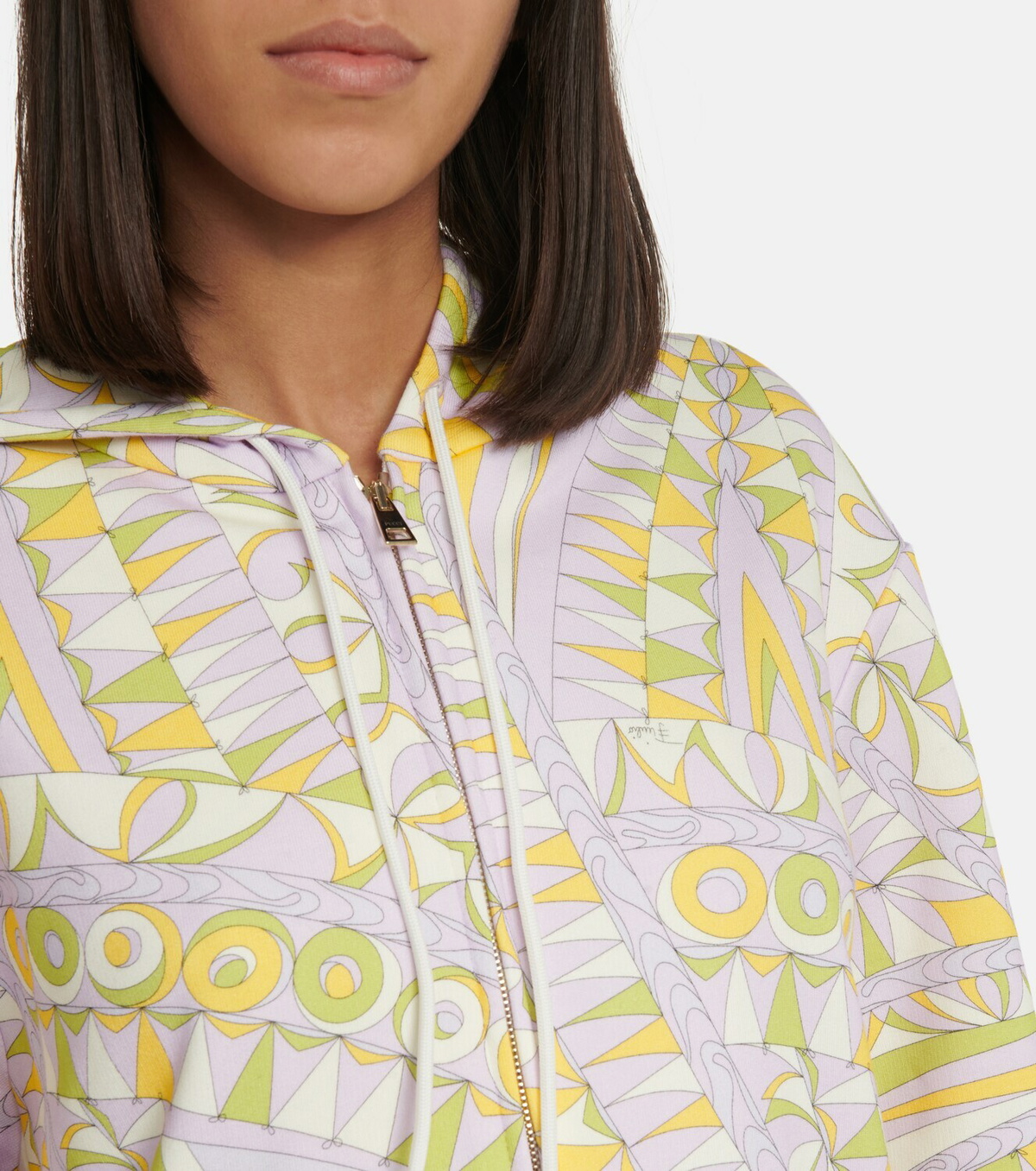 Pucci Printed zipped hoodie